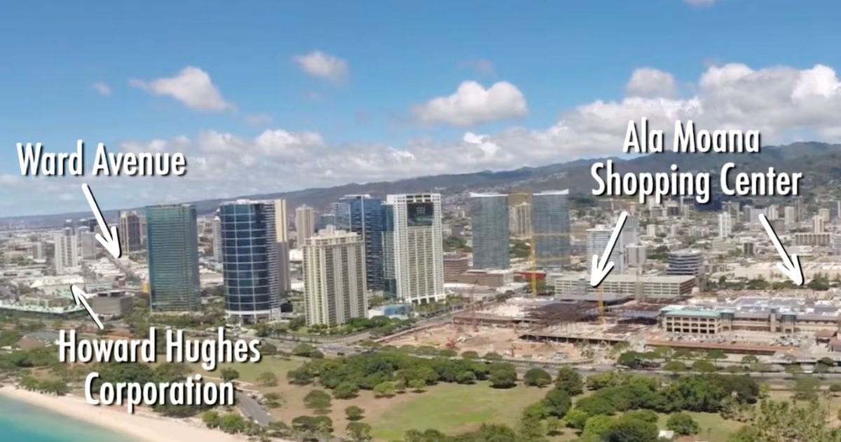 Kaka'ako Aerial Overview